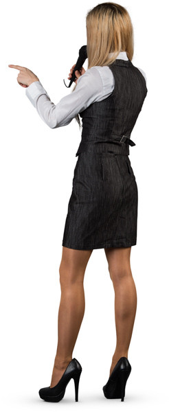 Standing woman image