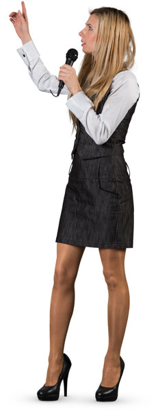 Standing woman image