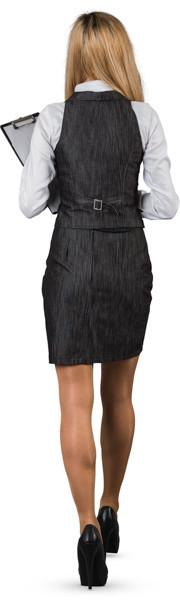 Walking woman image