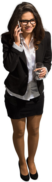 Standing woman image