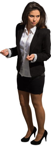 Standing woman image