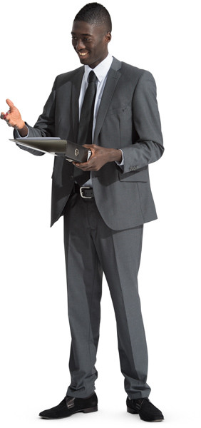 Standing man image