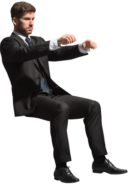 Driving man image