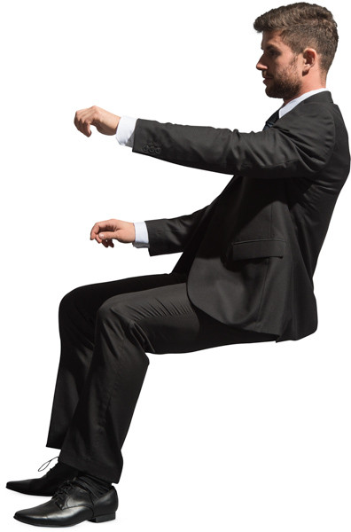 Driving man image