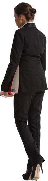 Walking woman image