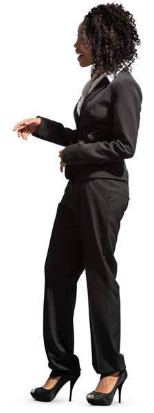 Standing woman image