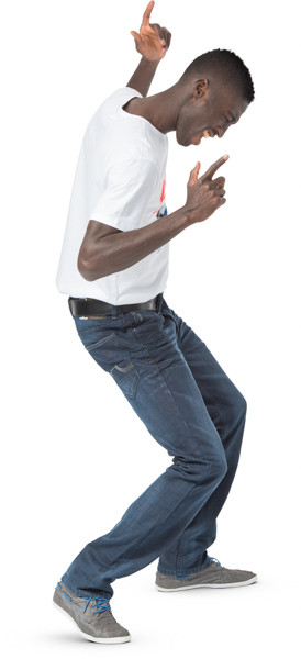 Dancing man image