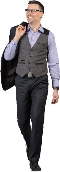 Walking man image