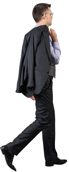 Walking man image