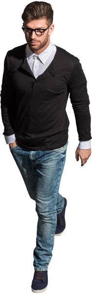 Walking man image