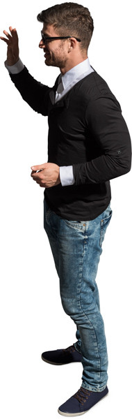 Standing man image