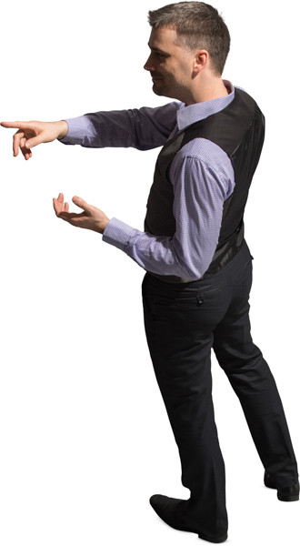 Standing man image