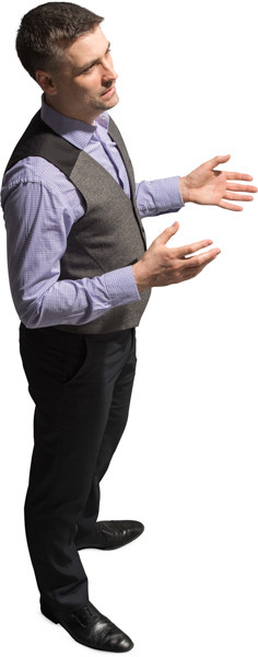 Standing man image