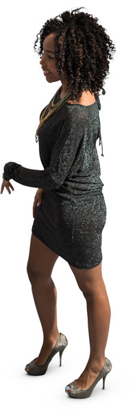 Dancing woman image