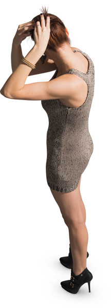 Standing woman image