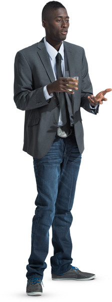 Standing man image