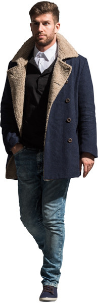 Walking man image