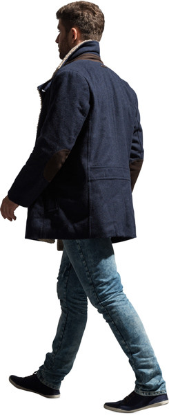 Walking man image