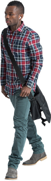 Walking man image