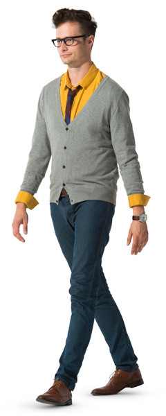 Walking man image