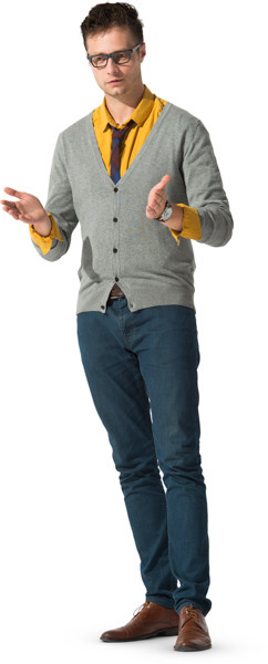 Standing man image