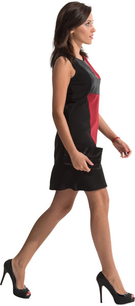 Walking woman image