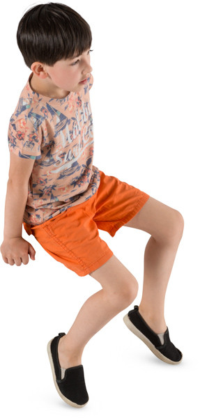 Sitting boy image