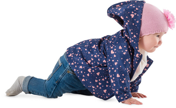 Crawling baby girl image