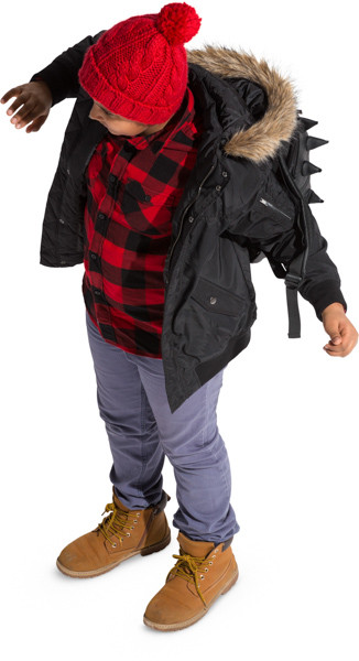 Standing boy image