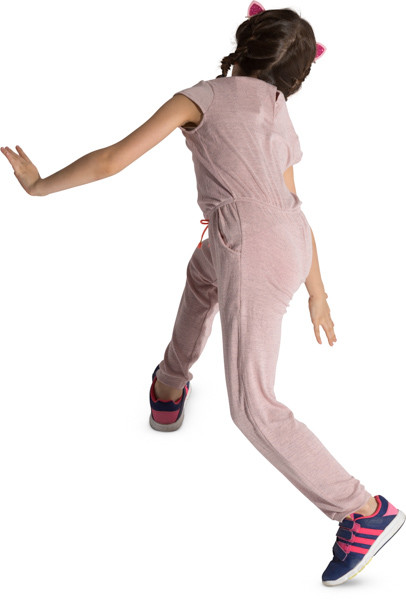 Jumping girl image