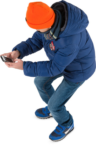 Sitting boy image