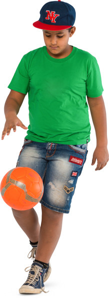 Boy playing ball image