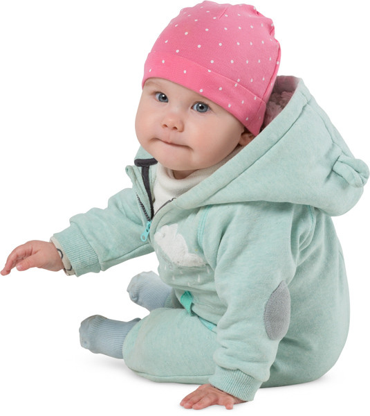Sitting baby girl image