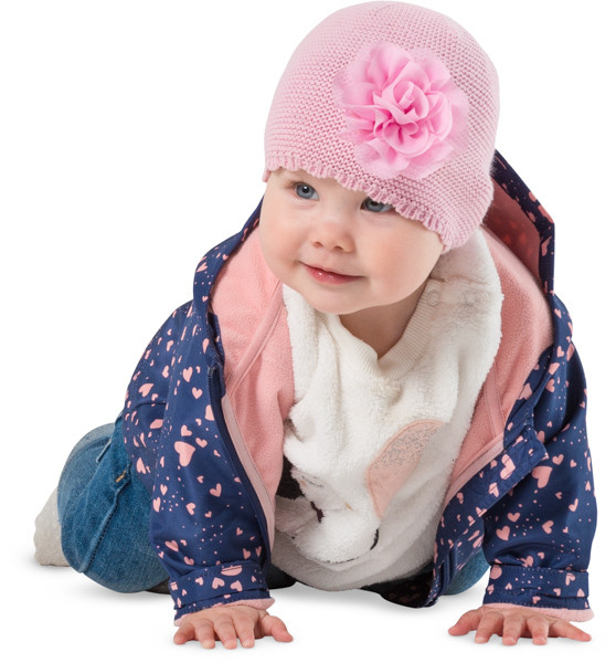 Crawling baby girl image