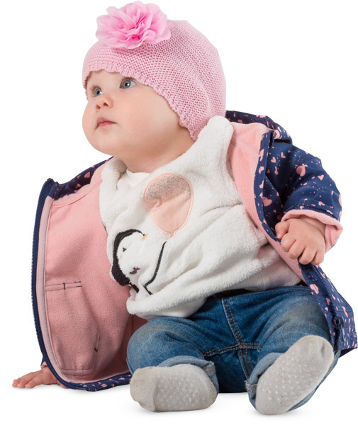 Sitting baby girl image