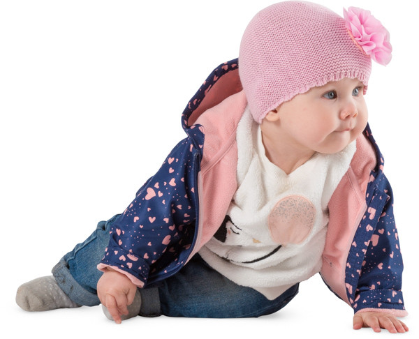 Sitting baby girl image
