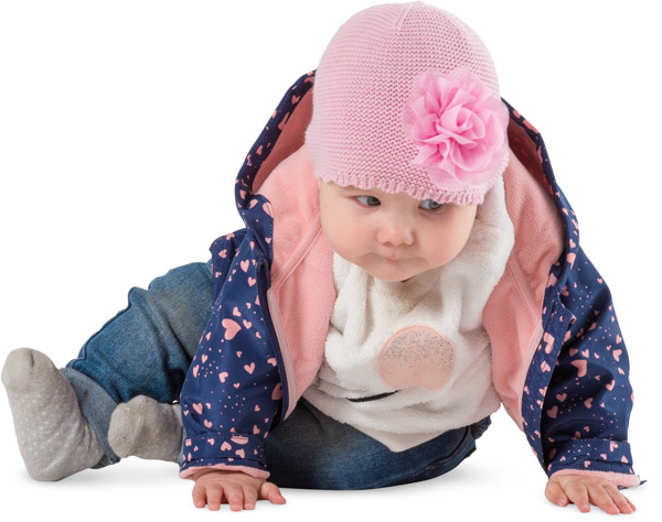 Sitting baby girl image