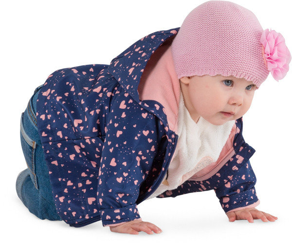 Crawling baby girl image