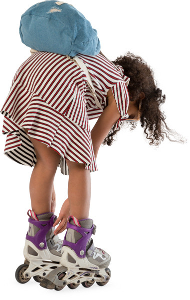 Standing girl image