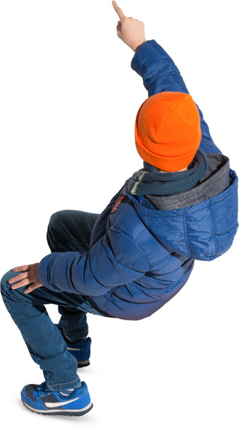 Sitting boy image