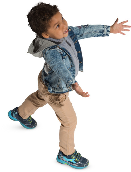 Walking boy image