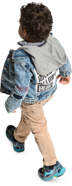 Walking boy image
