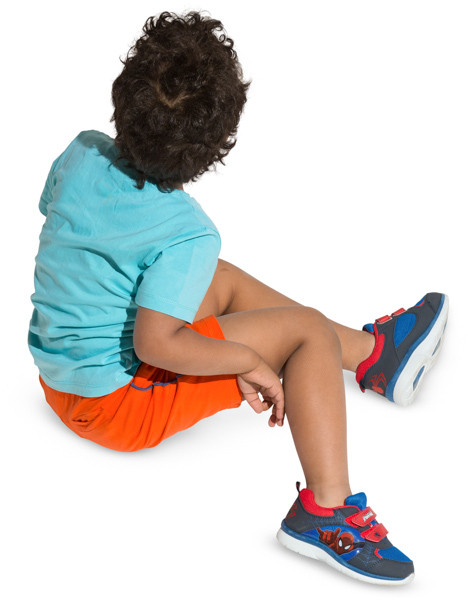 Sitting boy image