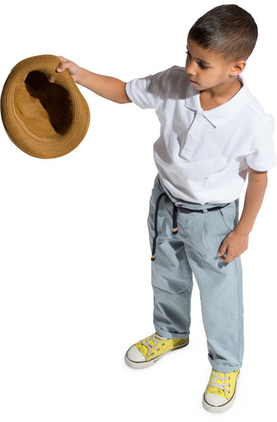 Standing boy image