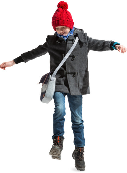 Jumping boy image