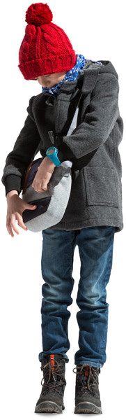 Standing boy image