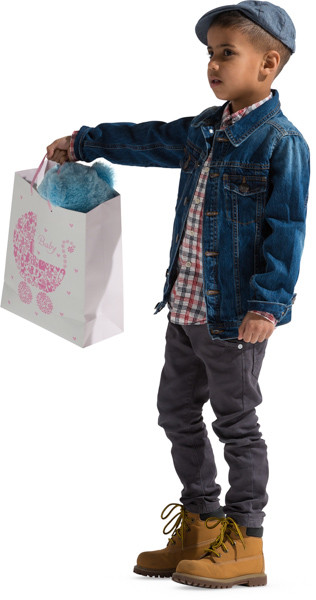 Standing boy image