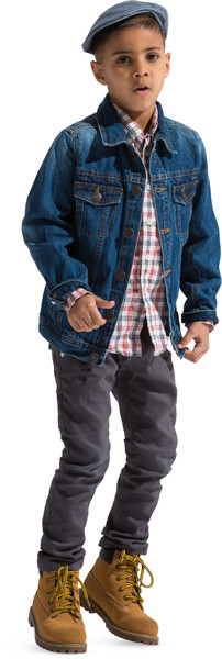 Walking boy image