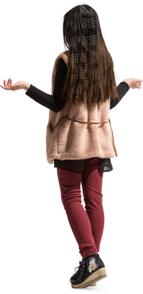 Standing girl image