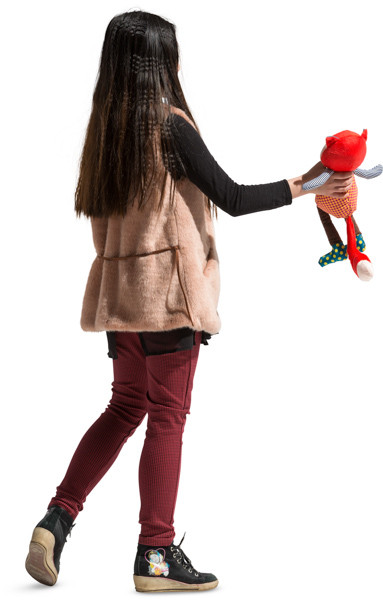Standing girl image